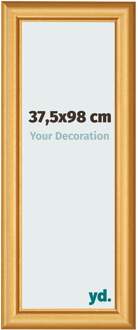 Fotolijst 37,5x98 cm - Goud Mat - MDF - Lazio - 37.5x98 cm