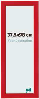 Fotolijst 37,5x98 cm - Rood - MDF - Pisa - 37.5x98 cm