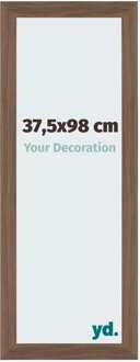Fotolijst 37,5x98 cm - Walnoot Donker - MDF - Mura - 37.5x98 cm