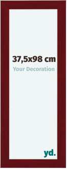 Fotolijst 37,5x98 cm - Wijnrood Geveegd - MDF - Como - 37.5x98 cm
