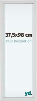 Fotolijst 37,5x98 cm - Wit - Aluminium - Virginia - 37.5x98 cm