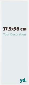 Fotolijst 37,5x98 cm - Wit Hoogglans - Kunststof - Evry - 37.5x98 cm