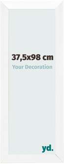 Fotolijst 37,5x98 cm - Wit Hoogglans - MDF - Pisa - 37.5x98 cm