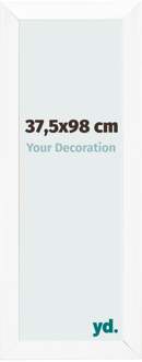 Fotolijst 37,5x98 cm - Wit Mat - MDF - Pisa - 37.5x98 cm