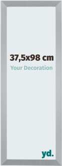 Fotolijst 37,5x98 cm - Zilver Glans - MDF - Catania - 37.5x98 cm