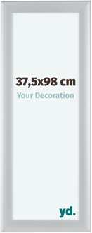 Fotolijst 37,5x98 cm - Zilver Mat - MDF - Como - 37.5x98 cm