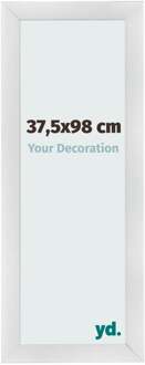 Fotolijst 37,5x98 cm - Zilver Mat - MDF - Pisa - 37.5x98 cm