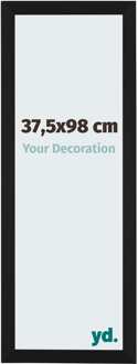 Fotolijst 37,5x98 cm - Zwart Mat - MDF - Catania - 37.5x98 cm