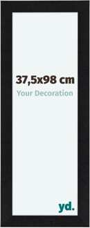Fotolijst 37,5x98 cm - Zwart Mat - MDF - Como - 37.5x98 cm