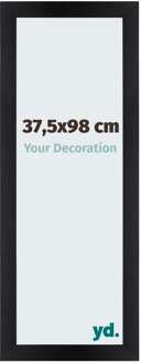 Fotolijst 37,5x98 cm - Zwart Mat - MDF - Mura - 37.5x98 cm