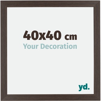 Fotolijst 40x40 cm - Eiken Donker - MDF - Mura