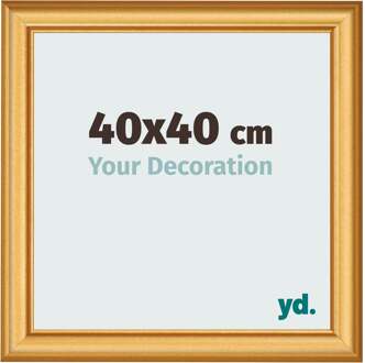 Fotolijst 40x40 cm - Goud Mat - MDF - Lazio