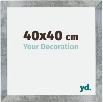 Fotolijst 40x40 cm - IJzer Geveegd - MDF - Mura
