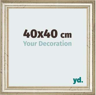 Fotolijst 40x40 cm - Metaalglans - MDF - Lazio