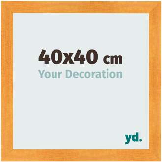 Fotolijst 40x40 cm - Oranje - MDF - Pisa
