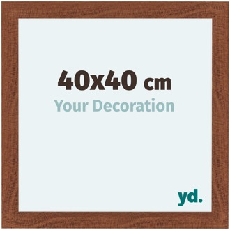 Fotolijst 40x40 cm - Walnoot - MDF - Como