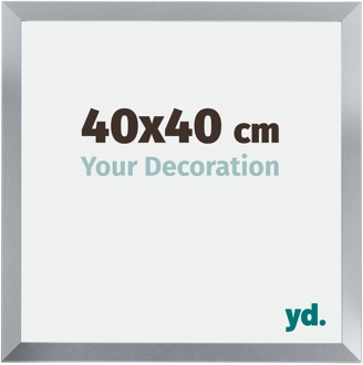 Fotolijst 40x40 cm - Zilver Glans - MDF - Catania