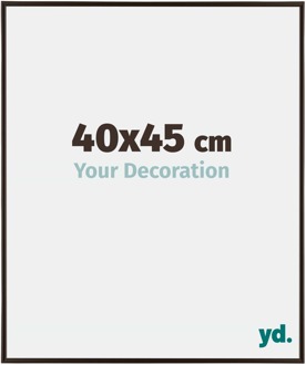 Fotolijst 40x45 cm - Antraciet - Kunststof - Evry