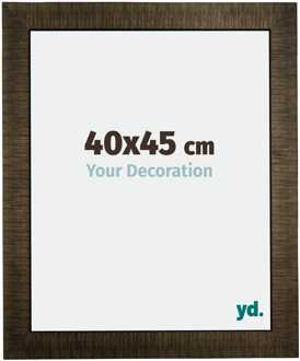 Fotolijst 40x45 cm - Champagne Geborsteld - Hout - Leeds