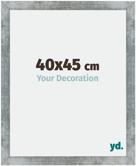 Fotolijst 40x45 cm - IJzer Geveegd - MDF - Mura