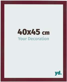 Fotolijst 40x45 cm - Wijnrood Geveegd - MDF - Bologna