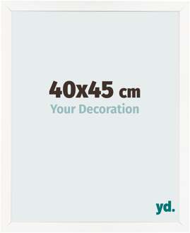 Fotolijst 40x45 cm - Wit Hoogglans - MDF - Bologna