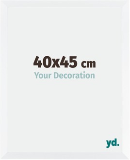 Fotolijst 40x45 cm - Wit Mat - MDF - Catania