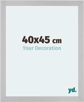 Fotolijst 40x45 cm - Zilver Mat - MDF - Mura