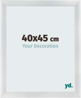 Fotolijst 40x45 cm - Zilver Mat - MDF - Pisa