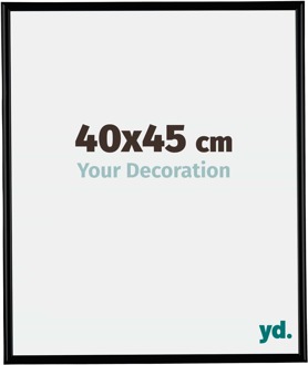 Fotolijst 40x45 cm - Zwart Mat - Kunststof - Bordeaux