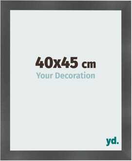 Fotolijst 40x45 cm - Zwart Mat - MDF - Pisa