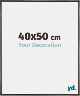 Fotolijst 40x50 cm - Antraciet - Kunststof - Evry