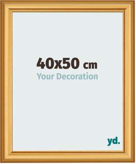 Fotolijst 40x50 cm - Goud Mat - MDF - Lazio