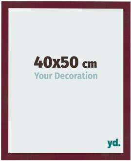 Fotolijst 40x50 cm - Wijnrood Geveegd - MDF - Bologna