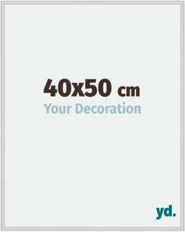 Fotolijst 40x50 cm - Zilver Mat - Aluminium - Miami