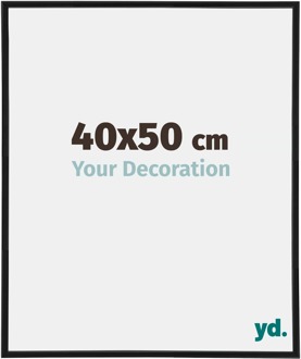 Fotolijst 40x50 cm - Zwart Mat - Kunststof - Antony