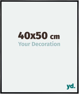 Fotolijst 40x50 cm - Zwart Mat - Kunststof - Evry