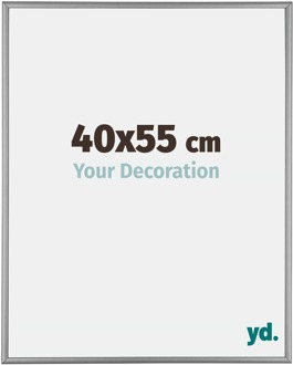 Fotolijst 40x55 cm - Platina - Aluminium - Kent