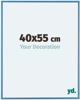 Fotolijst 40x55 cm - Staal Blauw - Aluminium - Kent