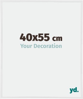 Fotolijst 40x55 cm - Wit Hoogglans - Kunststof - Annecy