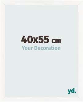 Fotolijst 40x55 cm - Wit Hoogglans - MDF - Bologna