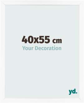 Fotolijst 40x55 cm - Wit Mat - MDF - Bologna
