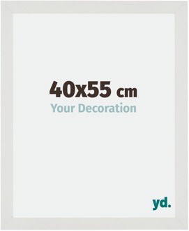 Fotolijst 40x55 cm - Wit Mat - MDF - Mura