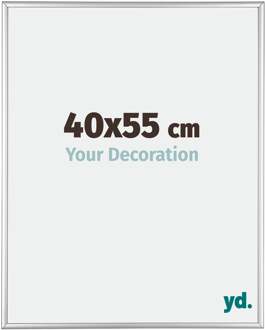 Fotolijst 40x55 cm - Zilver Glanzend - Aluminium - Austin