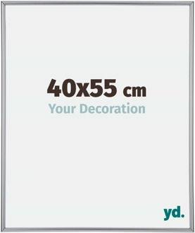 Fotolijst 40x55 cm - Zilver Hoogglans - Kunststof - Annecy