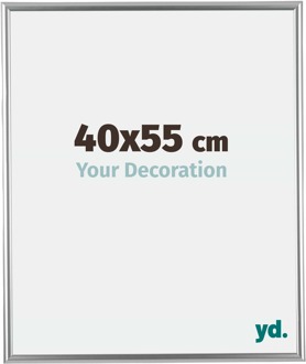 Fotolijst 40x55 cm - Zilver - Kunststof - Bordeaux