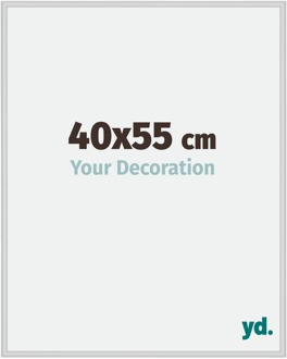 Fotolijst 40x55 cm - Zilver Mat - Aluminium - Miami