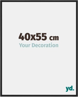 Fotolijst 40x55 cm - Zwart Mat - Aluminium - New York