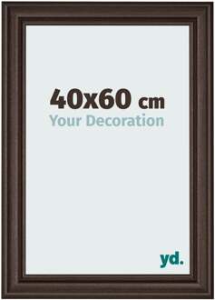 Fotolijst 40x60 cm - Eiken Donker - MDF - Lazio