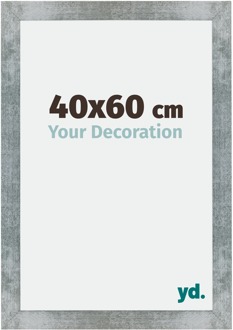 Fotolijst 40x60 cm - IJzer Geveegd - MDF - Mura